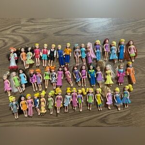 Vintage Polly Pocket Dolls and Accessories
